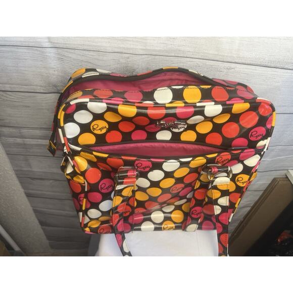 Roxy Polka Dot Bug Purse/Bag | Pink Orange Brown | Y2K Vintage | READ - Picture 7 of 8